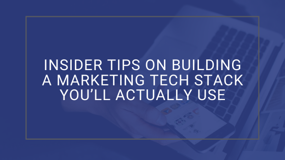 building a marketing tech stack