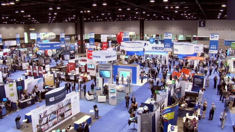 Image of a manufacturing trade show