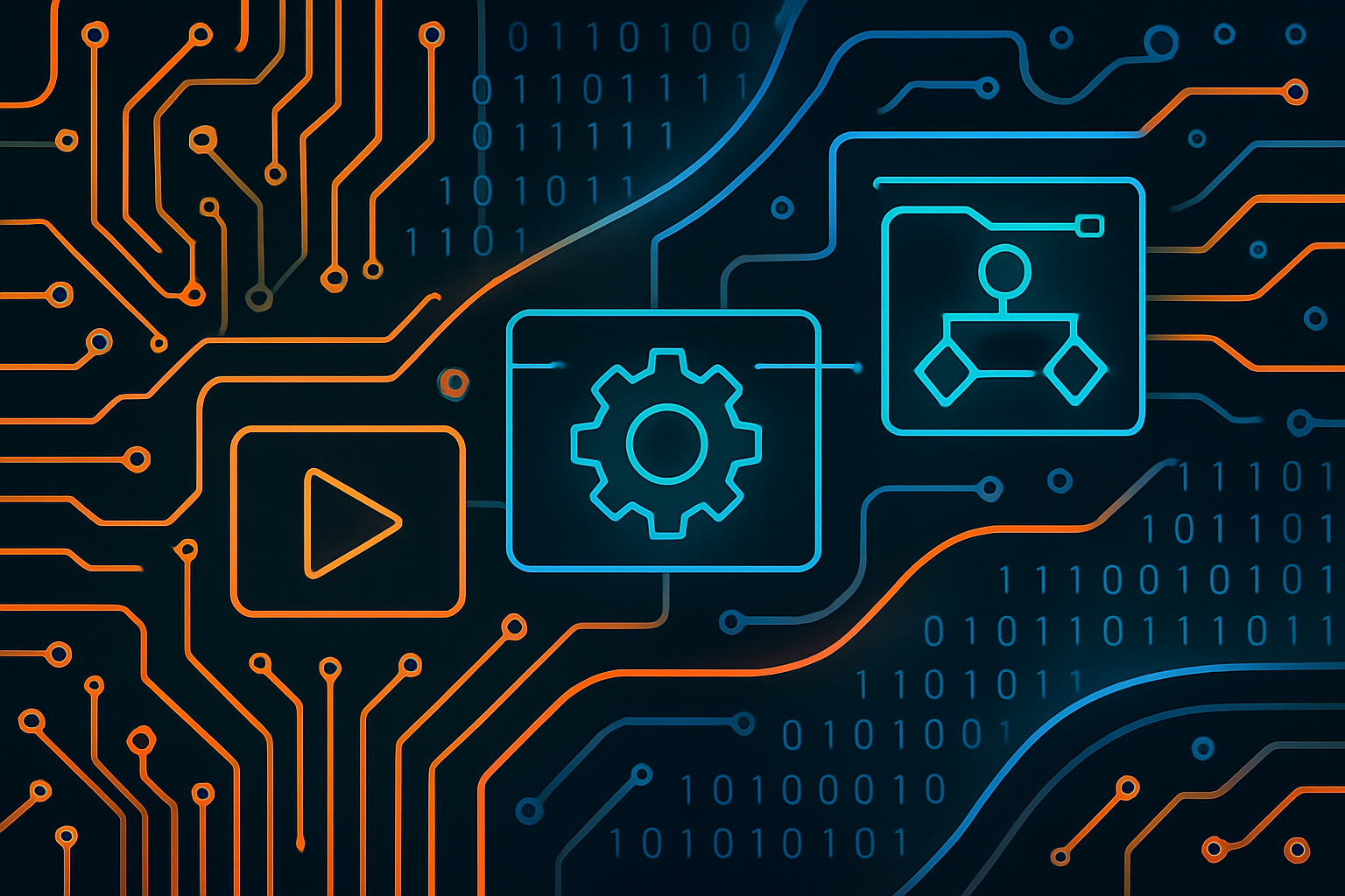 Image featuring gears and pathways- HubSpot Automation blog featured image