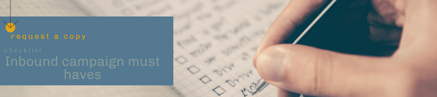 inbound campaign checklist